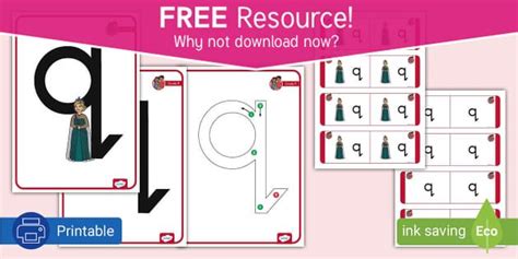 Gr R Phonics Q Poster Flashcards And Robot Letter Phonics Phonics