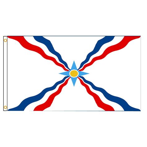 Assyrian Empire Assyria Flag Polyester High Quality Printed Club Home Decoration Hanging