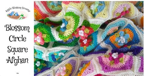 Apple Blossom Dreams Blossom Circle Square Crochet Pattern Out For