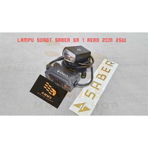 Jual Lampu Sorot Saber Sr Aero Inch Shopee Indonesia