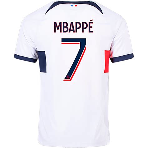 Mens Replica Nike Mbappe Paris Saint Germain Away Jersey 2324