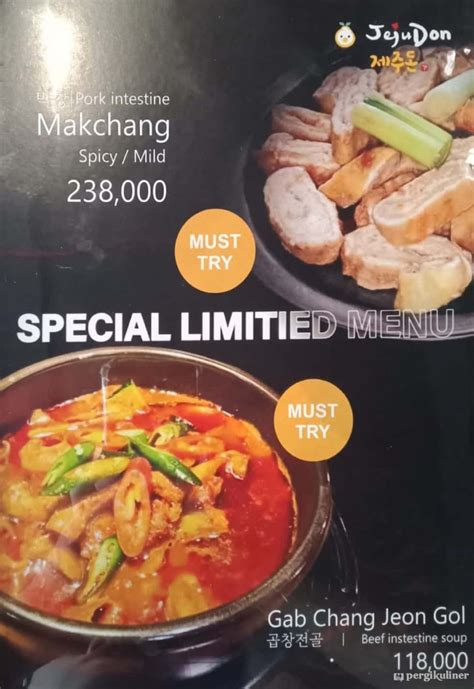 Selalu Diperbarui Menu Jeju Don Alam Sutera Tangerang