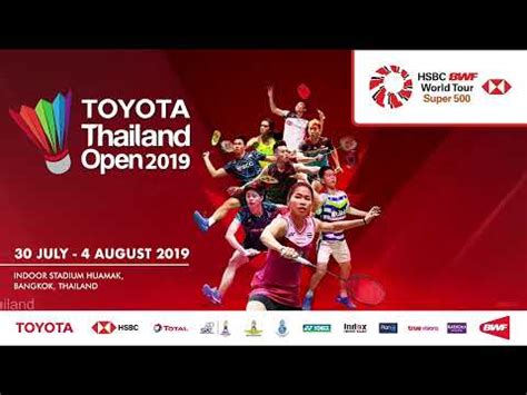 Court 2 TOYOTA Thailand Open 2019 Day4 YouTube