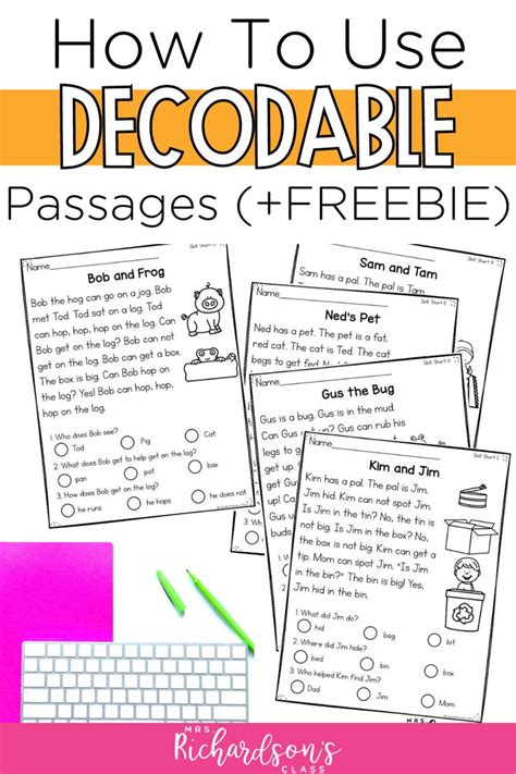 Free Decodable Passages For Guided Reading To Boost Readers Phonics