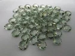 Transparent Natural Green Amethyst Briolette Gemstone For Jewelry At