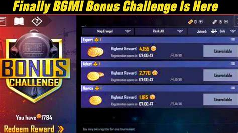 Finally Bgmi Bonus Challenge Is Here Bonus Challenge In Bgmibgmi