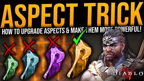 Diablo 4 Insane Trick How To Upgrade Aspects To Make Them More