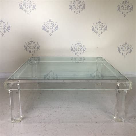 Lucite Coffee Table | Circa Who