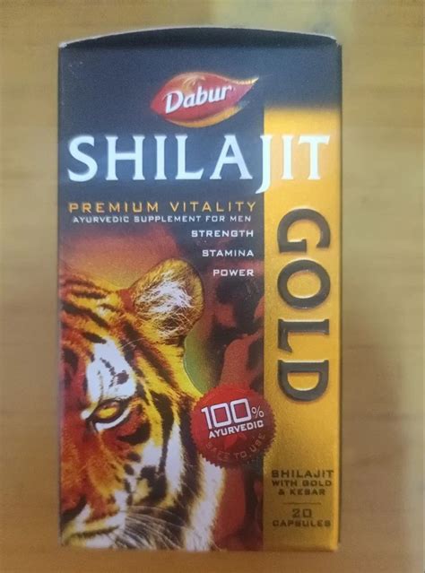 Dabur Shilajit Gold Capsules Packaging Type Bottle Capsule Tablet