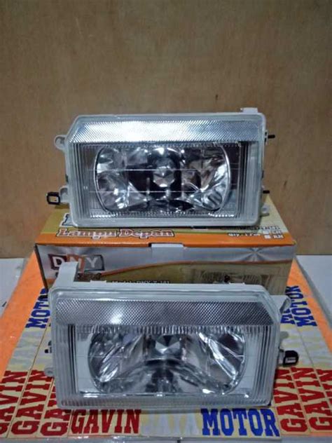 Headlamp Toyota Kijang Grand Crystal 1Set Lampu Depan Toyota Kijang