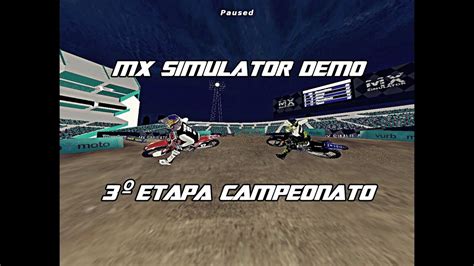 Mx Simulator Demo 3º Etapa Campeonato 2019 Youtube