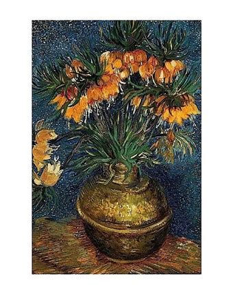 Crown Imperial Fritillaries In A Copper Vase Fine Art Print By