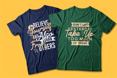 Motivational Quotes Typography T Shirt Design Bundle Saying And