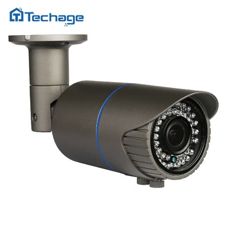 Techage Outdoor Waterproof P Mp Cctv Poe Ip Camera Mm