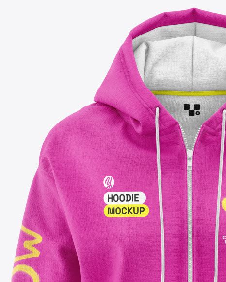 Women S Full Zip Hoodie Mockup Free Download Images High Quality Png  117622