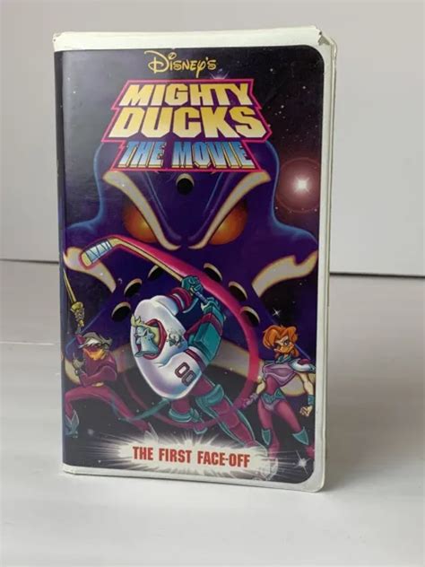 Vintage Disneys Mighty Ducks The Movie The First Face Off Vhs