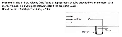 Calculate Velocity Using A Pitot Tube Wolfhour