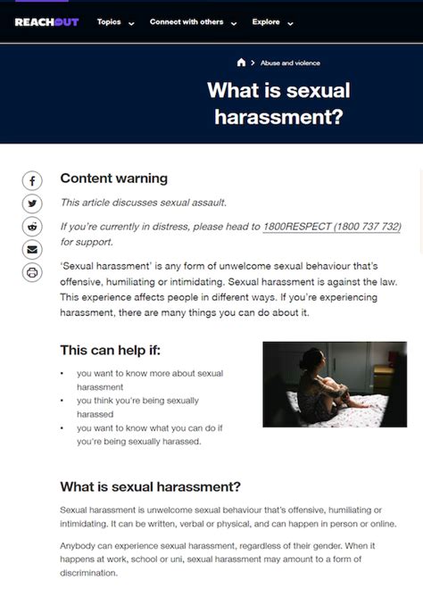 What Is Sexual Harassment Respectwork