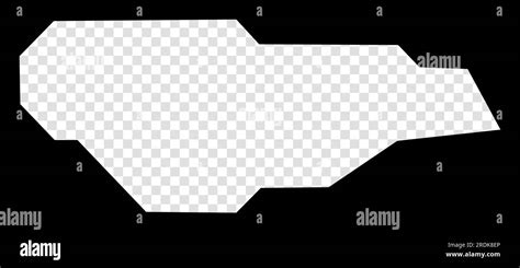 Stencil Map Of Buck Island Reef Simple And Minimal Transparent Map Of