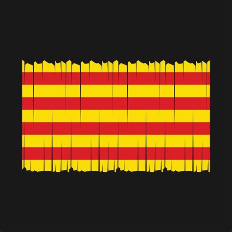 Catalonia Flag Vector Illustration 21908901 Vector Art At Vecteezy