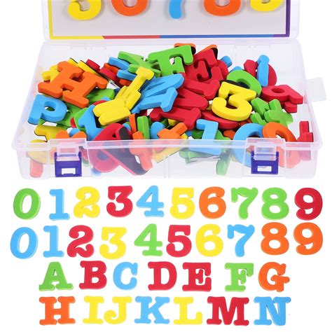 Set Magnetic Letter Number Symbol Sticker Fridge Magnets Alphabet