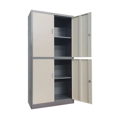 Metal 2 Door Office Furniture Filing Cabinet 2 Swing Door File Cabinet