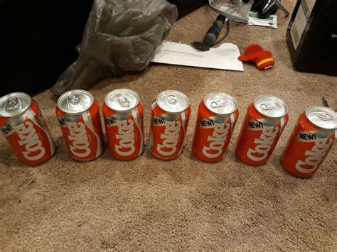 7x Full Cans Of New Coke 1985 Formula Stranger Things 3 Classic Limited