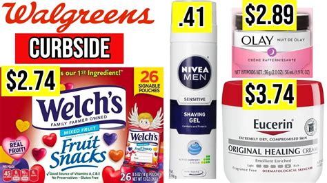 Walgreens Part More Curbside Deals Cheap Nivea Olay Until Feb