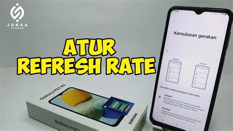 Cara Mengubah Refresh Rate Di Hp Samsung M G Youtube