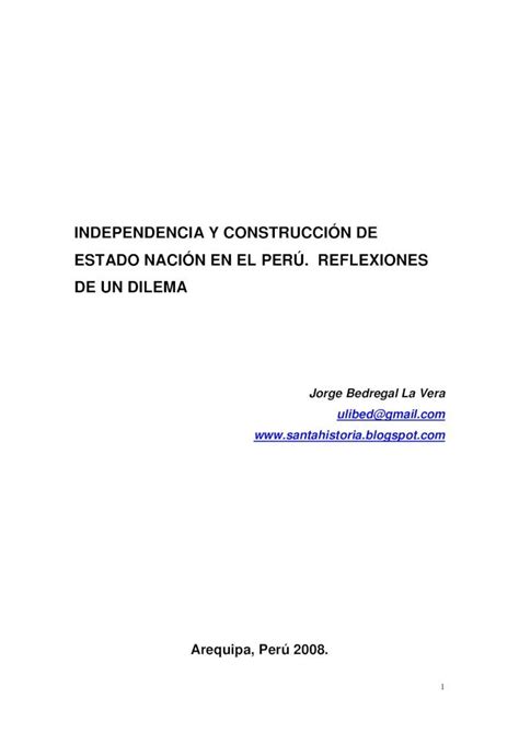 PDF INDEPENDENCIA Y CONSTRUCCIÓN DE ESTADO NACIÓN EN EL 2020 10