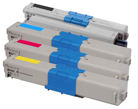 4X TONER DO OKI C310 C330 C510 MC352 MC362 MC562 KOMPLET 44469703 3 5