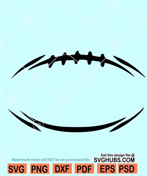 Football Outline SVG