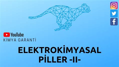 Kimya Ve Elektrik Elektrokimyasal Piller Ii Youtube