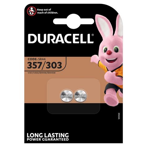 Duracell 357 303 Silver Oxide Specialty Button Batteries