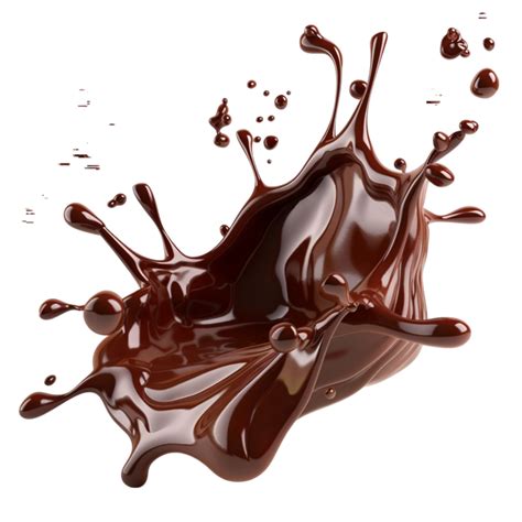 Chocolate Splash Ai Generated 45726724 Png