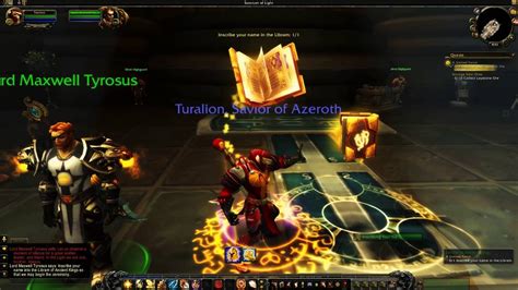 Legion Paladin Class Order Hall Youtube