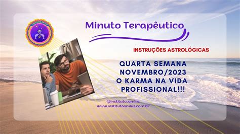 Minuto Terapêutico O KARMA NA VIDA PROFISSIONAL YouTube