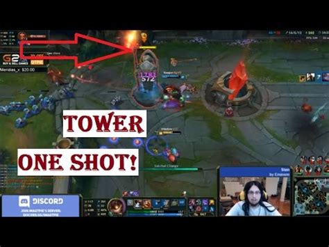 Imaqtpie Tower In One Shot With Ziggs Adc Youtube