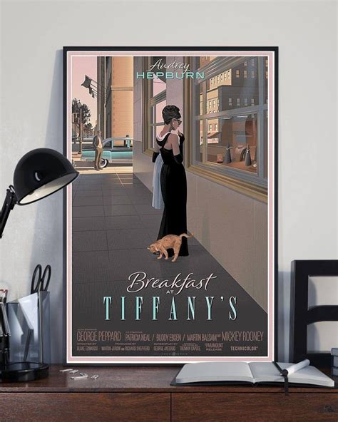 Breakfast at Tiffanys poster Tiffany poster Audrey Hepburn | Etsy