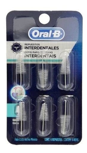 Repuesto Cepillo Interdental Oral B Ortodoncia 6 Cepillos Mercado Libre