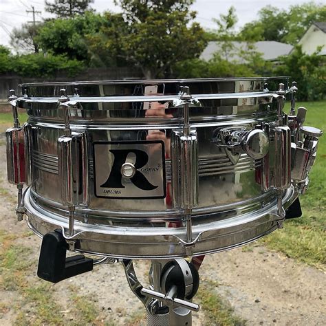 Rogers Island Music Era Dyna Sonic 6 5x14 Steel Snare Drum Reverb