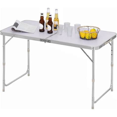 Woltu Table De Camping Pliante Table De Jardin Pliable Table De Balcon