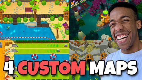 Playing Custom Made Maps In Bloons Td 6 Youtube