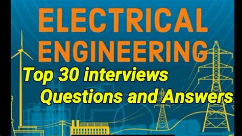 Electrical Top 30 Interviews Questions And Answersmost Important Video Youtube