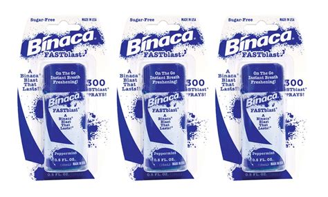 3 Pack Of Binaca Spray Groupon Goods