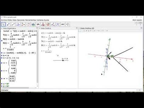 Marco Tnb Y Curvatura En Geogebra Youtube