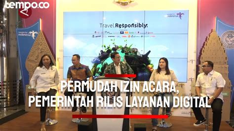 Permudah Izin Acara Kemenparekraf Rilis Layanan Digital YouTube