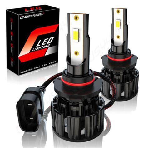 9012 Hir2 LED Headlight Bulbs Kit 100W 10000LM High Low Beam Super