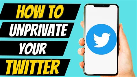 How To Unprivate Your Twitter Account New Update Youtube