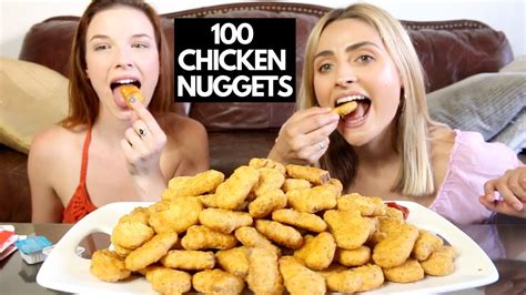 100 CHICKEN NUGGET CHALLENGE YouTube